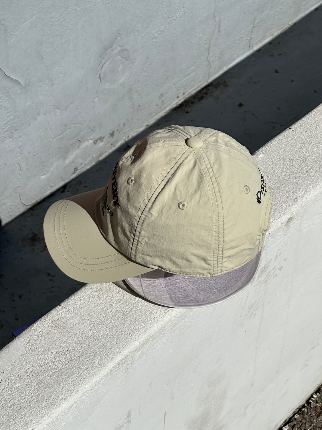 [F] 디스커버리 베이지 우븐 볼캡 모자 상품이미지3