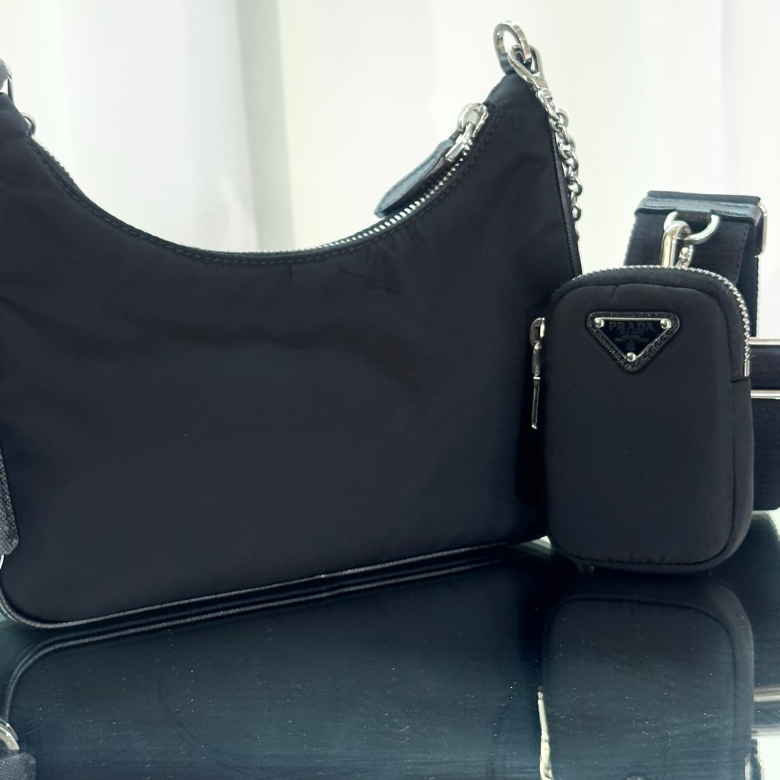 [풀구성] 프라다 리나일론 2005 리에디션 테수토 호보백  상품이미지6