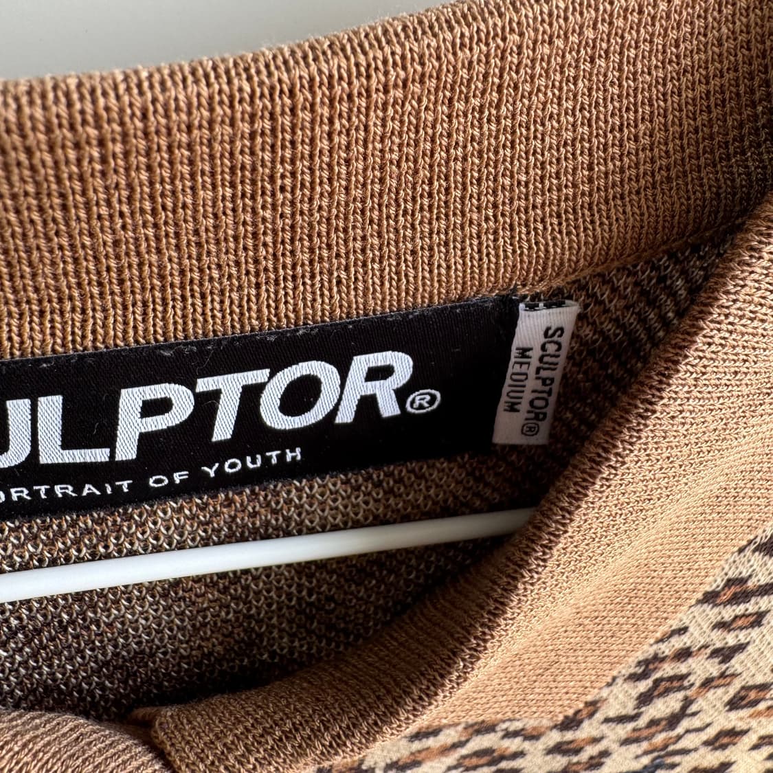 스컬프터 레오파드 반팔 니트 상품이미지3