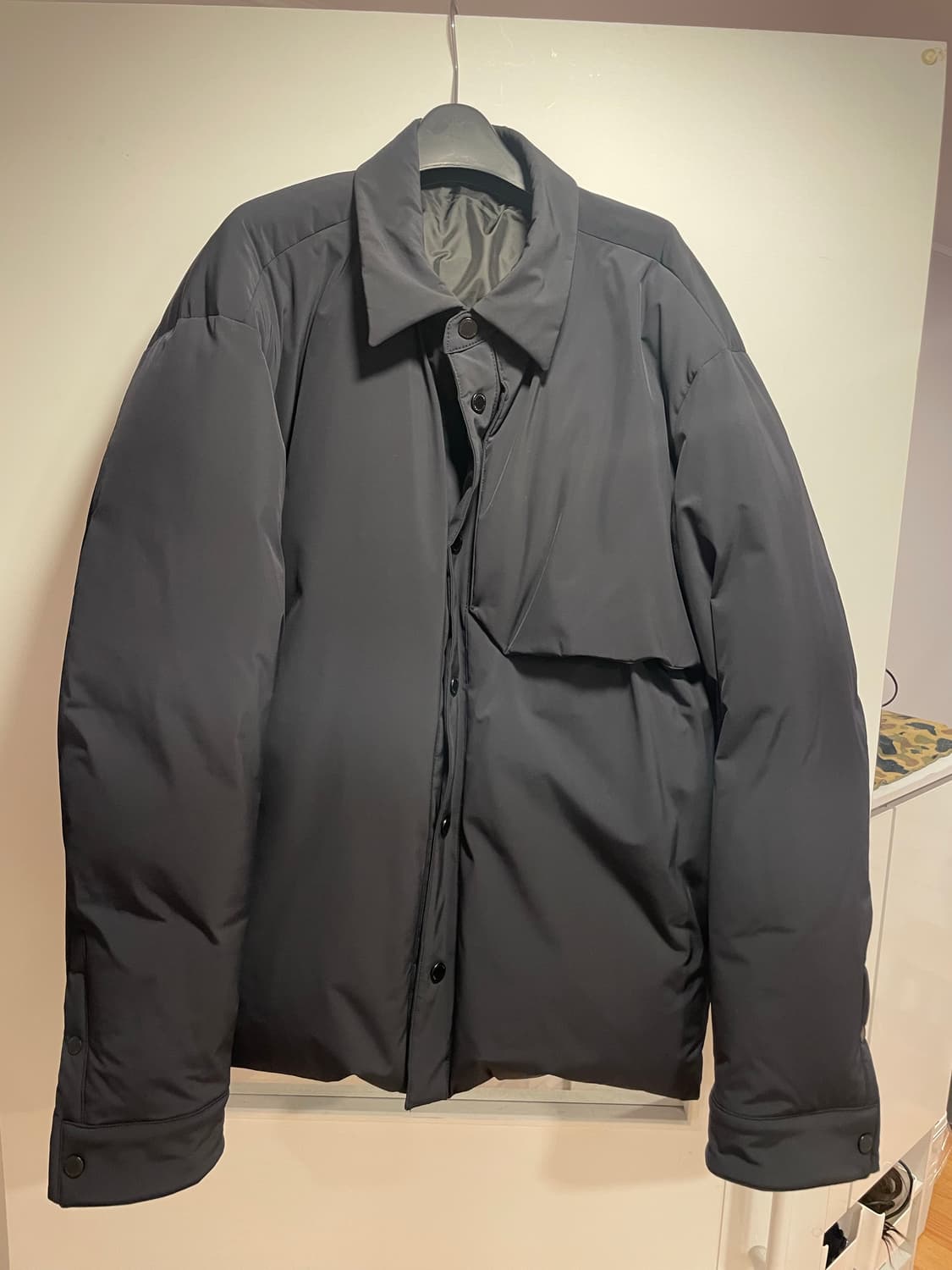 [52] 솔리드옴므 시베리안 구스 패딩 블랙 상품이미지4