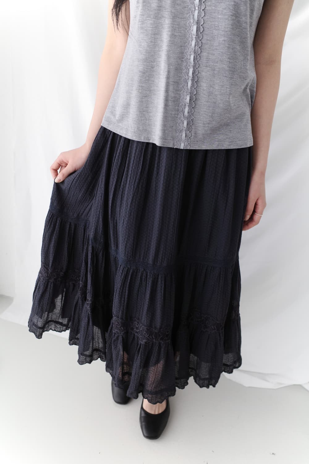 lace cancan skirt 상품이미지5