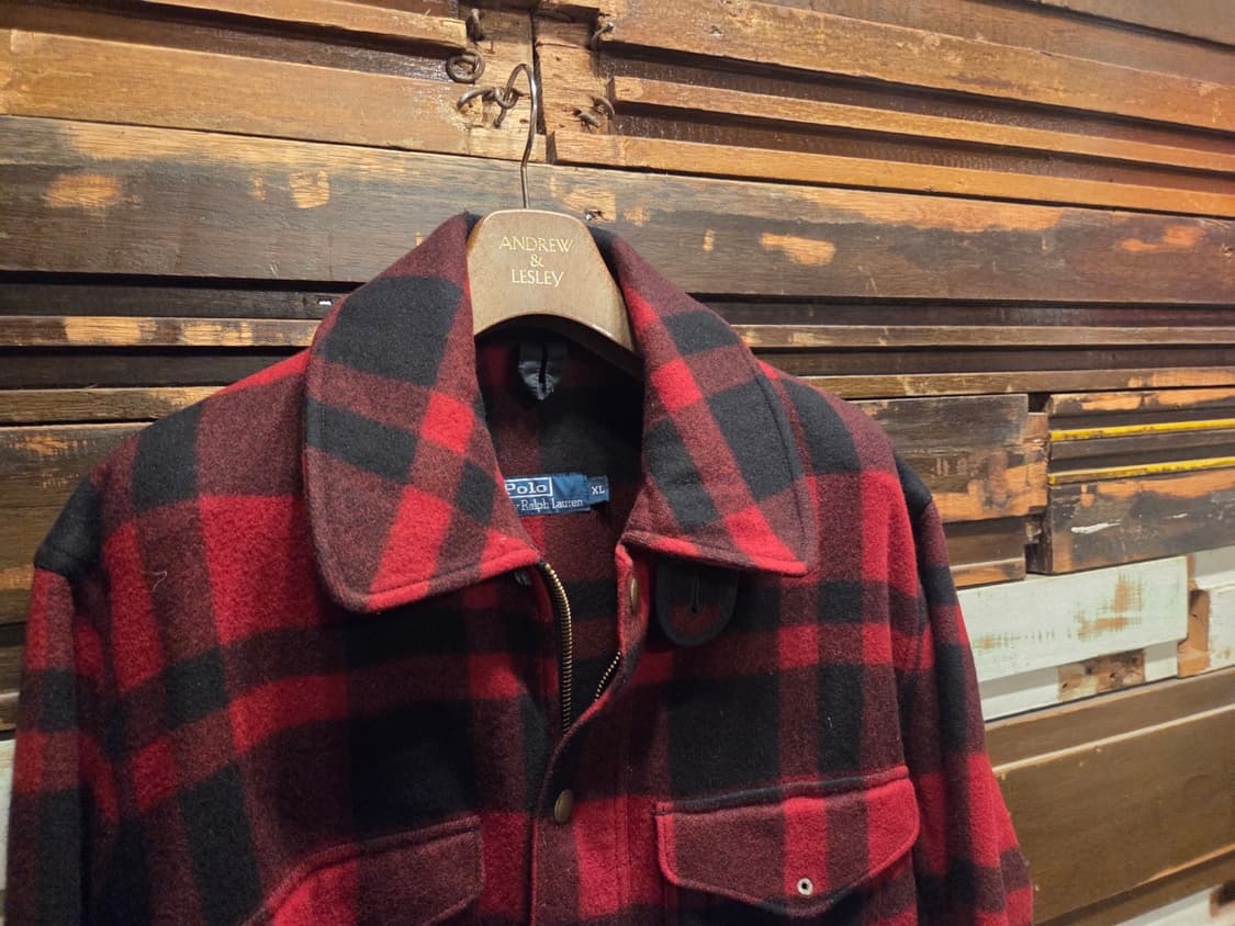 00'S 폴로랄프로렌 헤비멜톤울자켓 상품이미지3