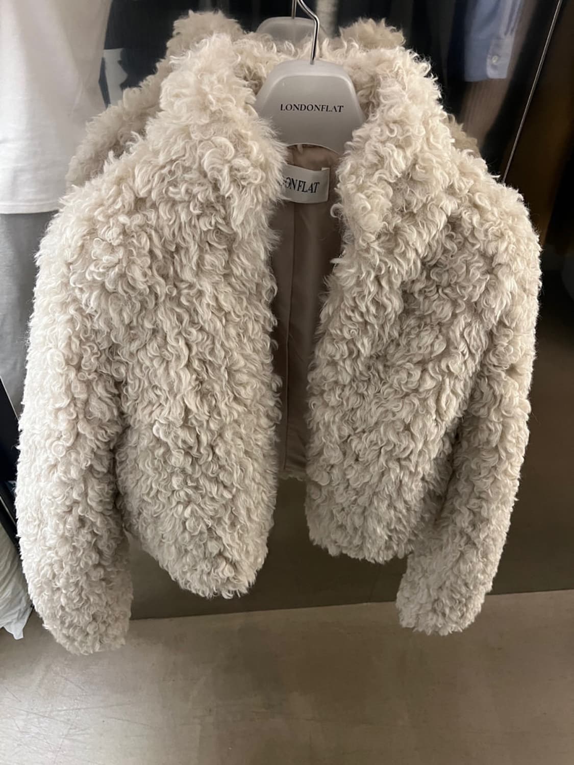 런던플랏 퍼 양모자켓 상품이미지1