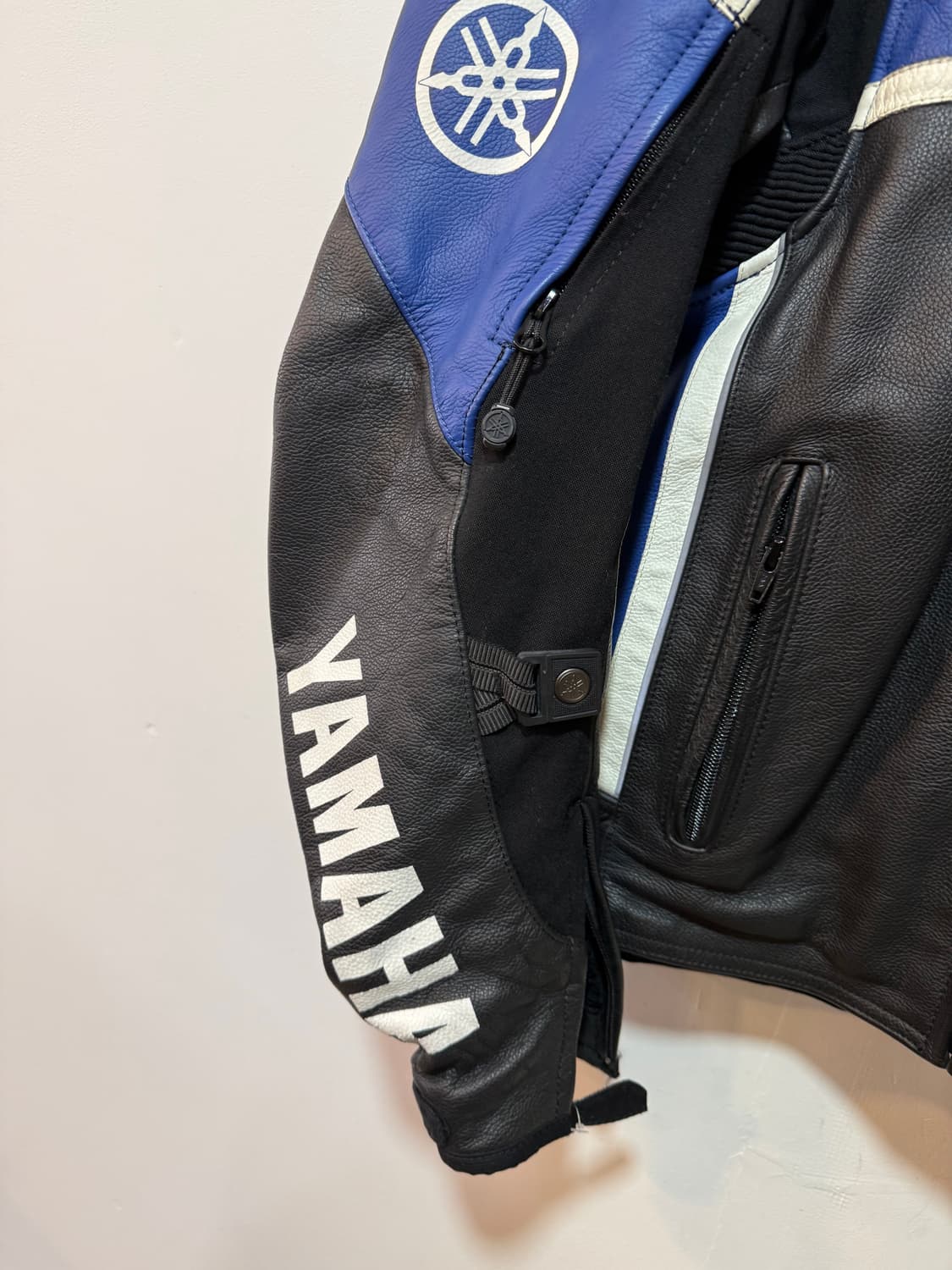 야마하 가죽 라이더 자켓 M 상품이미지3