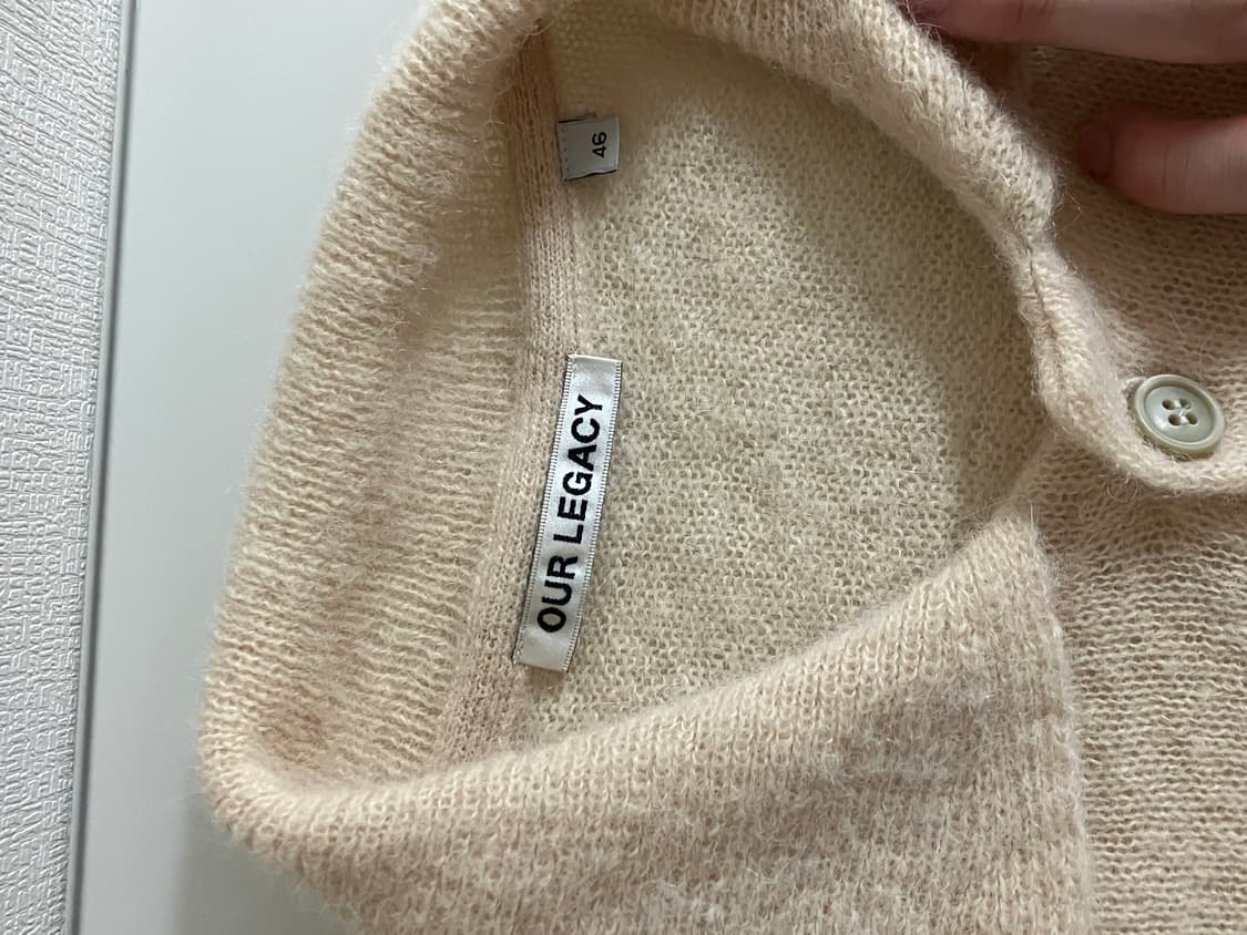 아워레가시 21FW 이브닝 폴로 가디건 카멜 46 상품이미지3