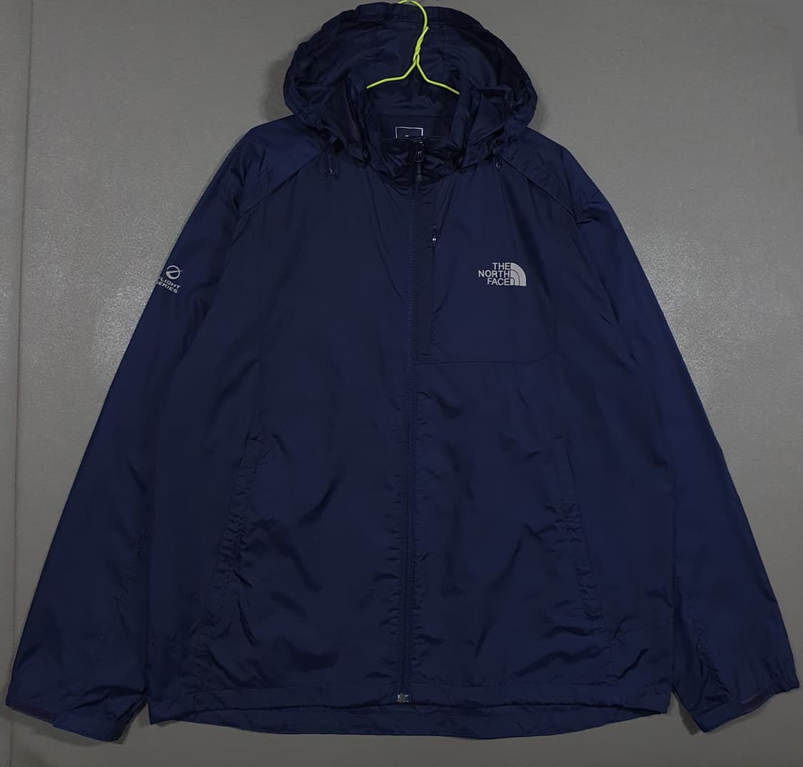 2XL) 노스페이스 플라잇 시리즈 경량 바람막이 집업 후드 자켓 네이비 상품이미지1