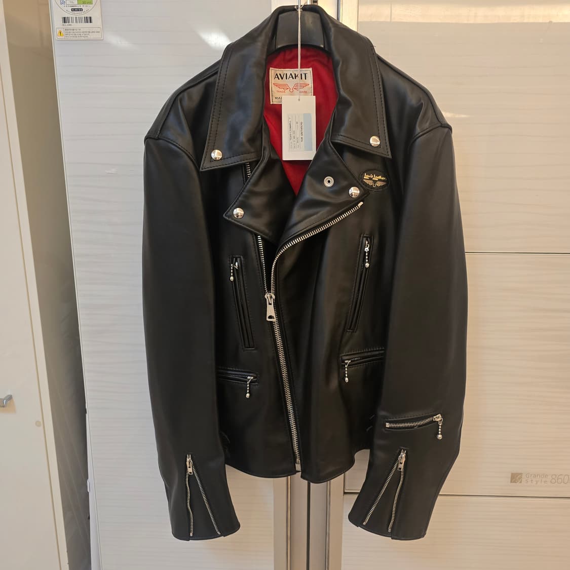 루이스레더 391 카우하이드 레귤러핏 44사이즈 새상품 상품이미지1