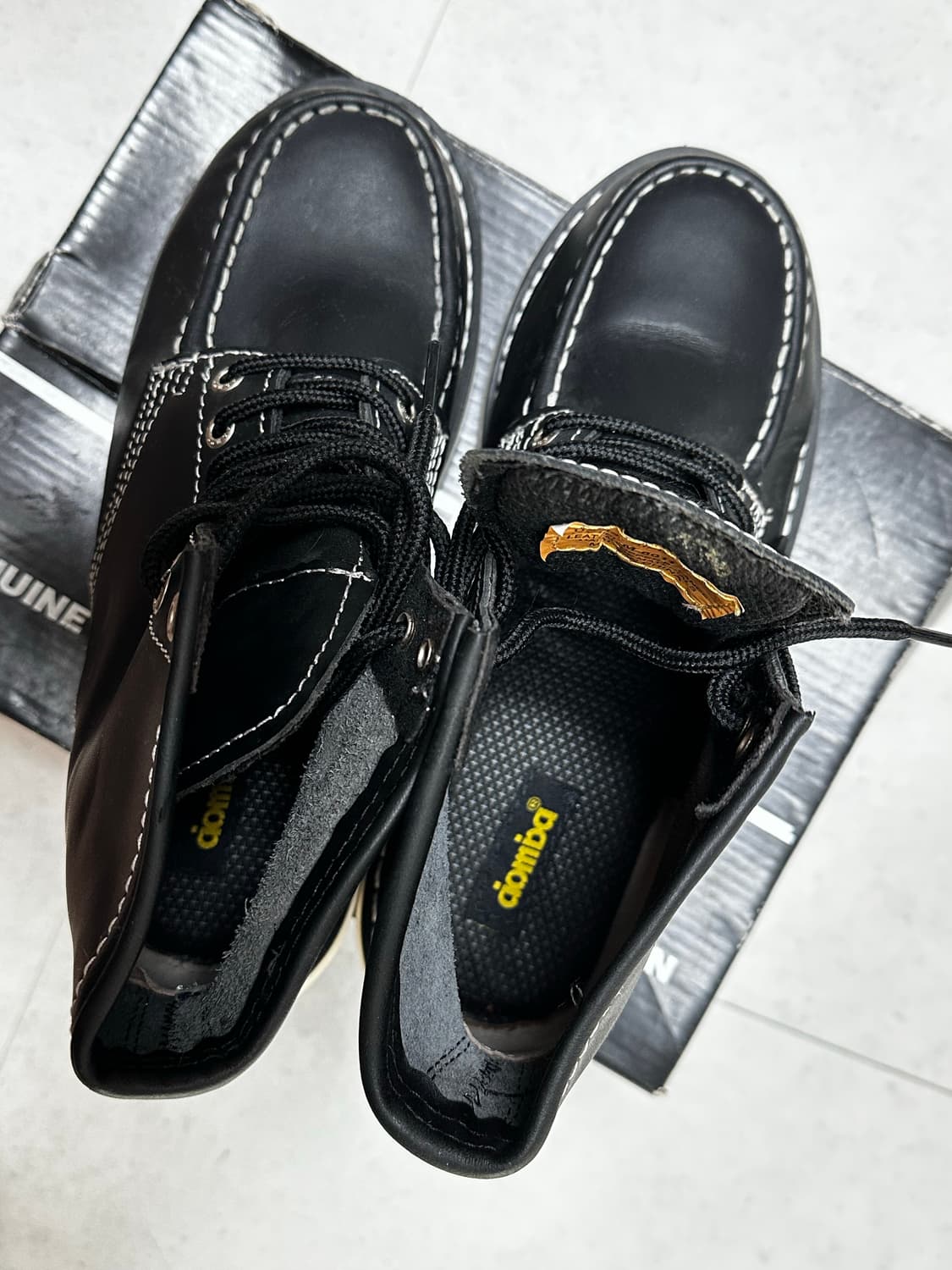 돔바 남자 소가죽 워커 상품이미지5