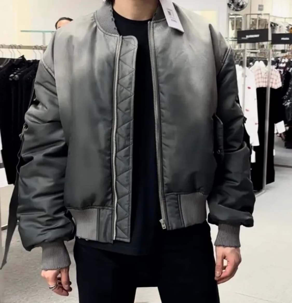 아크네 스튜디오 olana 봄버 포레스트 그린 상품이미지5