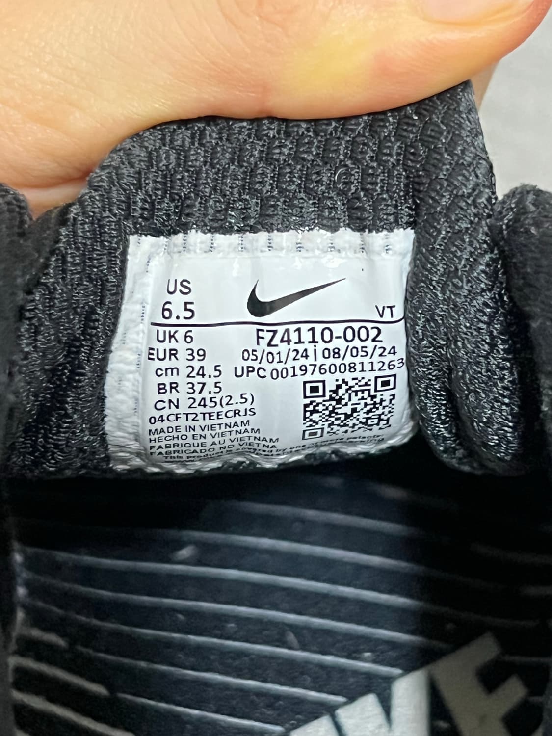 나이키 에어맥스TL2.5 블랙 245 상품이미지7