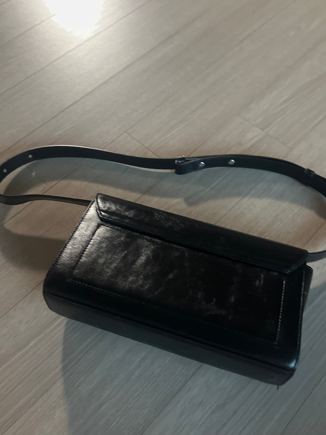 블랙 숄더백 상품이미지3