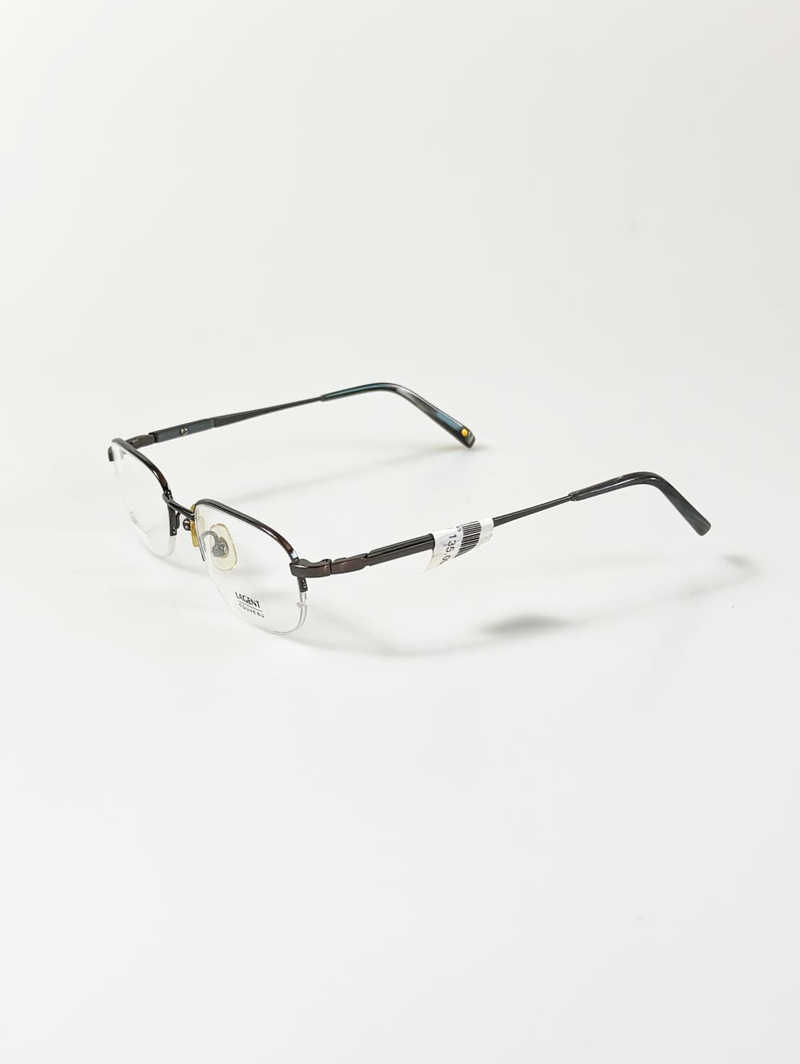 서전 LAGENT 반무테 스퀘어 프레임 빈티지 안경 상품이미지4