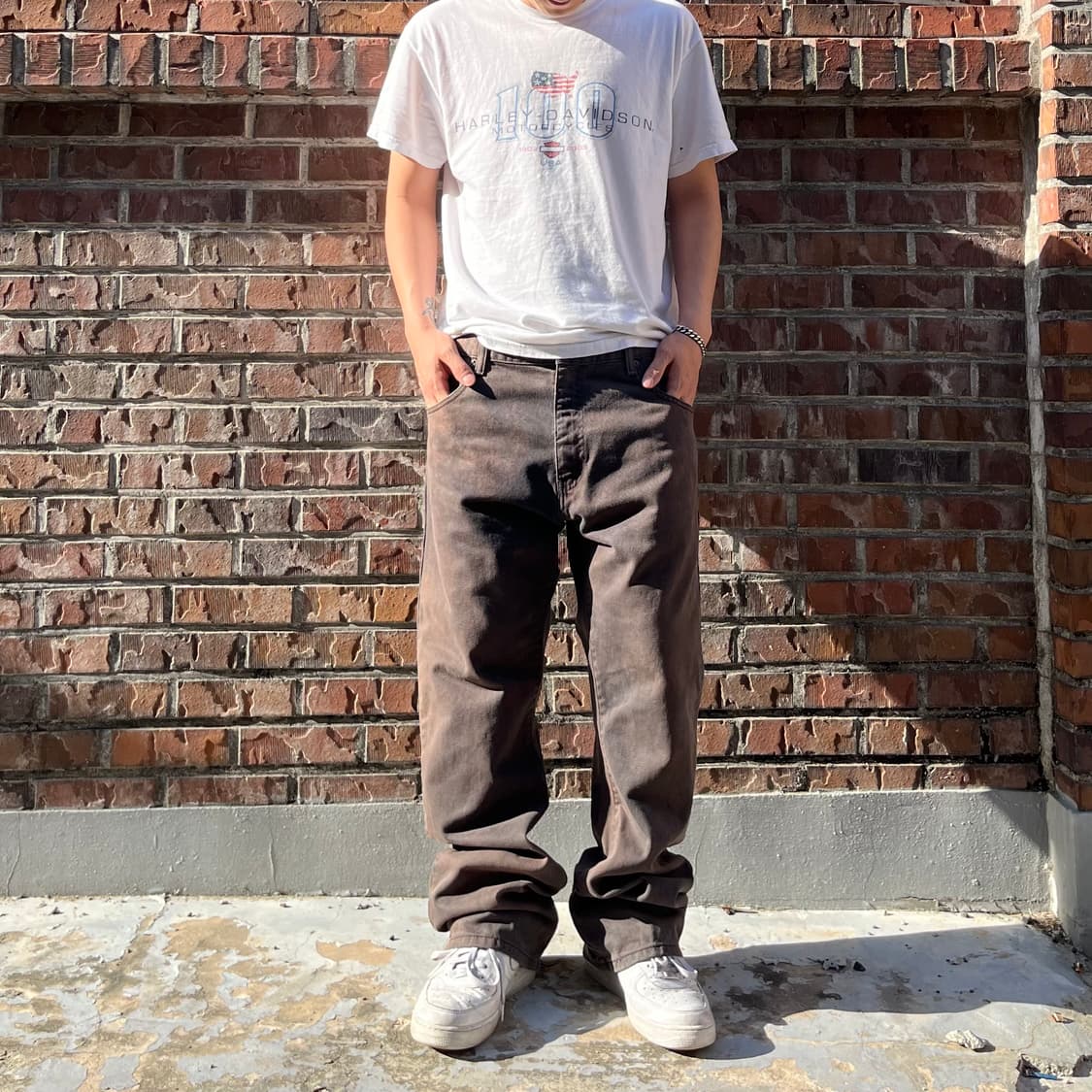 00s Levis517 브라운 데님 부츠컷 (36“) 상품이미지8