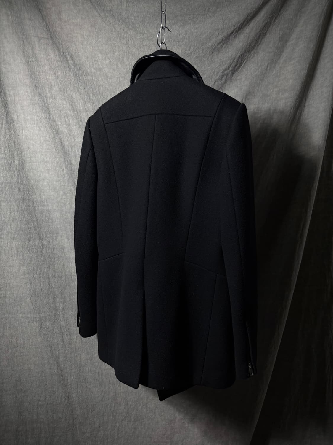 SYSTEM Asymmetric High-Neck Wool Coat  상품이미지6