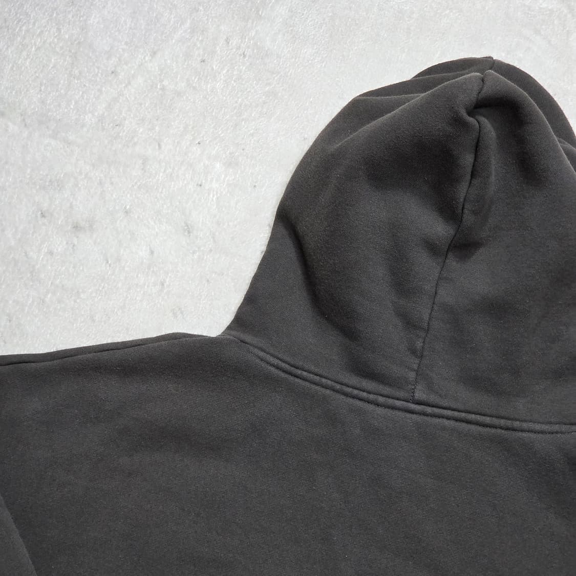 차콜 블루 스타 별 로고 약기모 후드티 상품이미지5