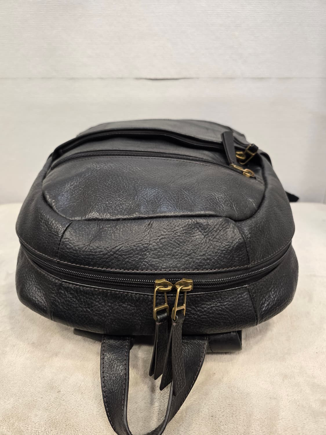 파슬 FOSSIL 트레비스 남성  블랙 소가죽 백팩 상품이미지5