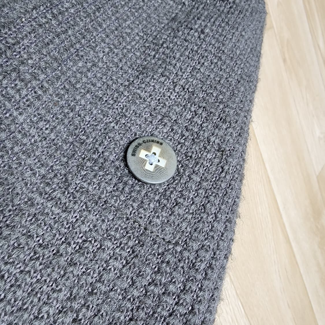 [50] 스위스 크리스 / 니트 코트 베이지 상품이미지3