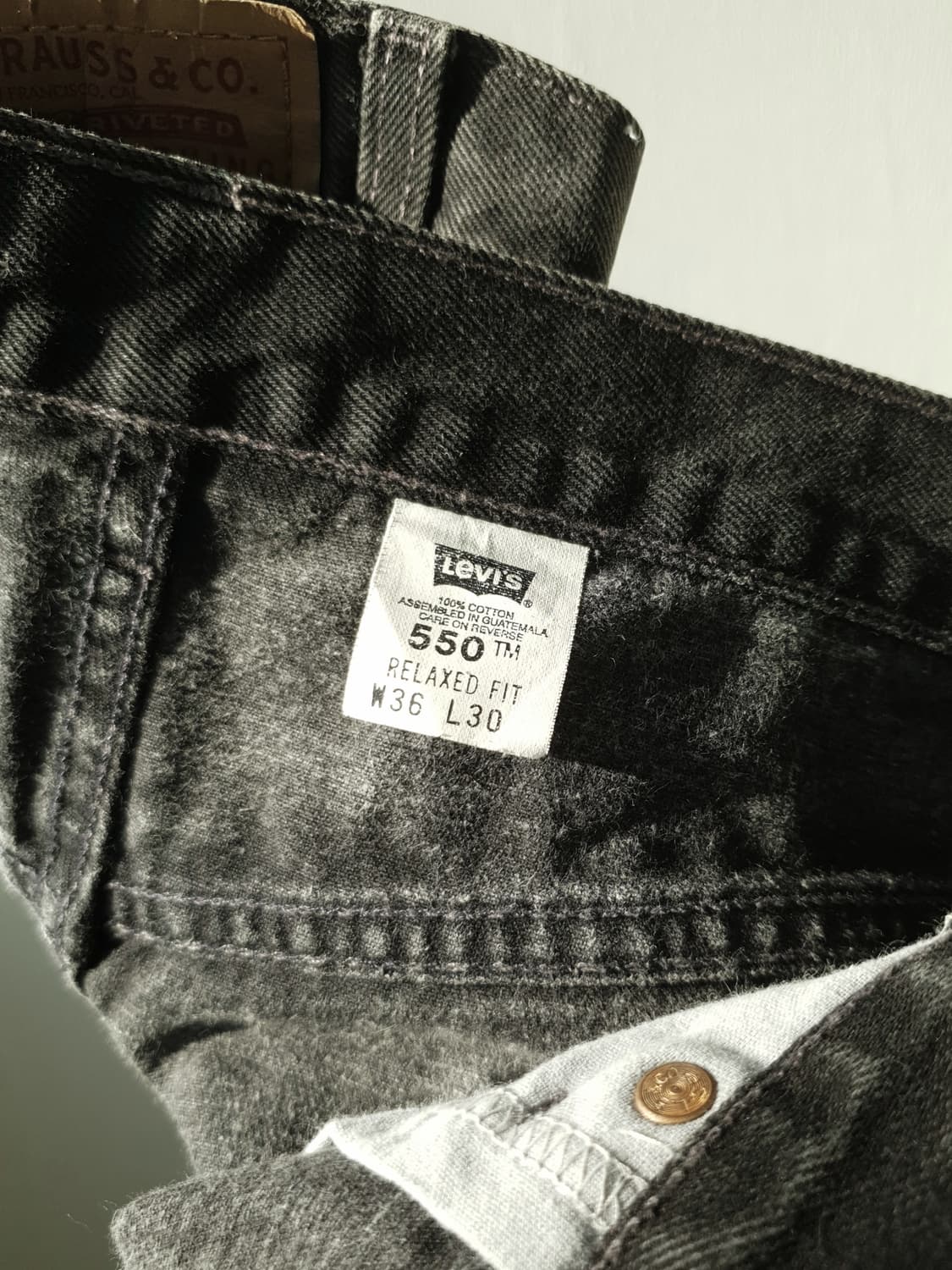 90s Levi's 550 denim pants 상품이미지6