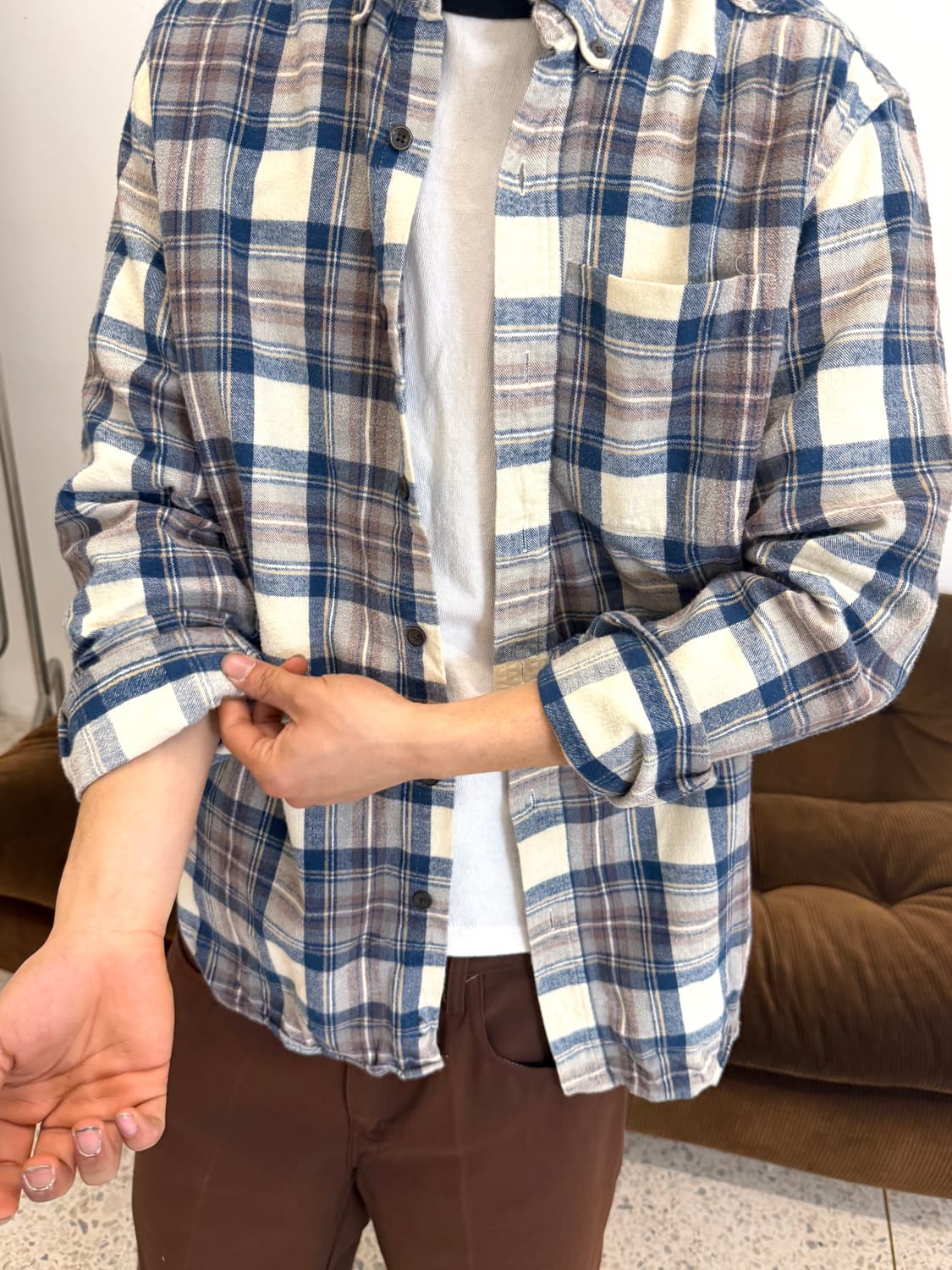 L.L.Bean 빈티지 코튼 워크 셔츠 상품이미지2