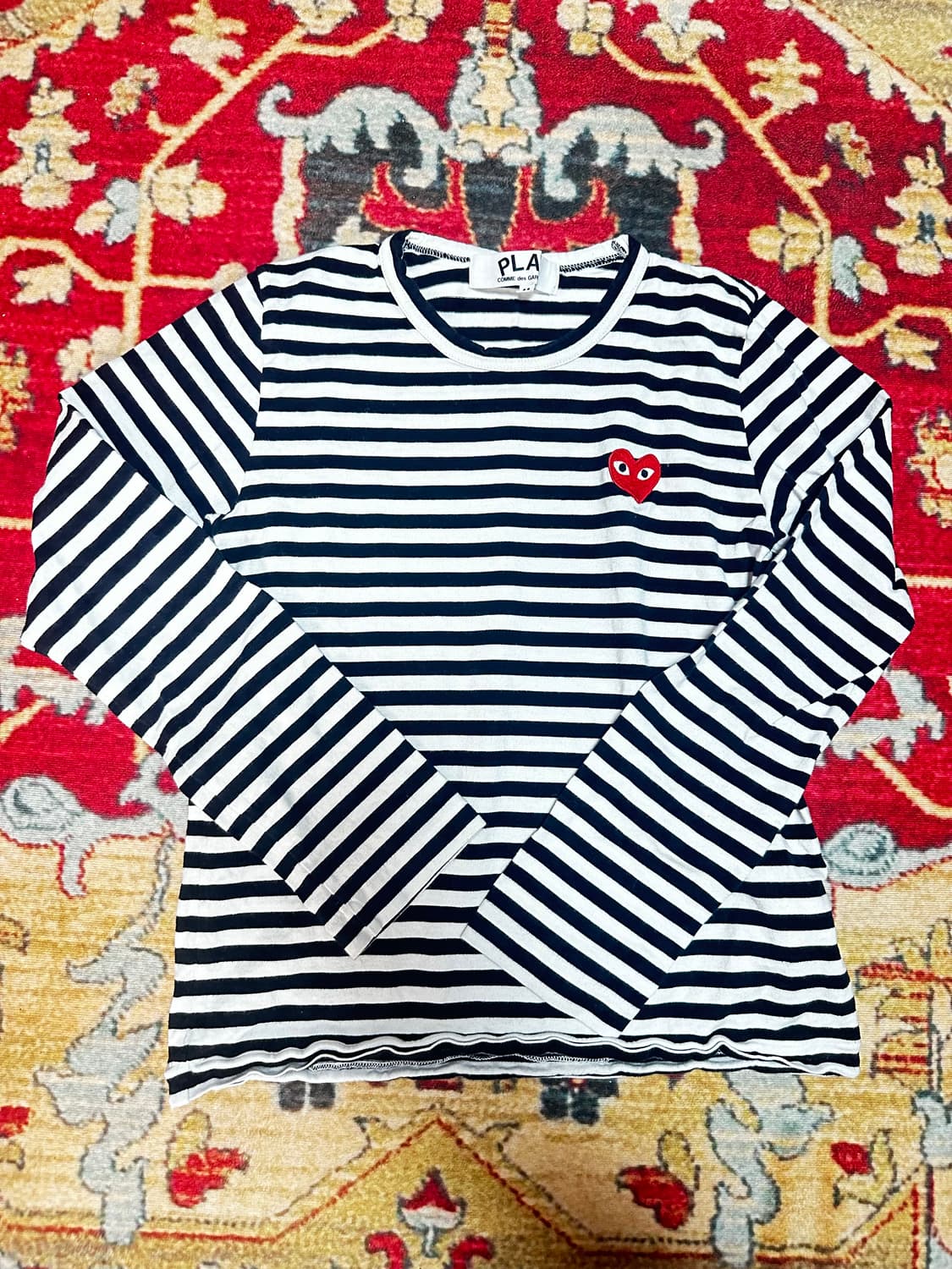 꼼데가르송 스트라이프 롱슬리브 M 상품이미지1