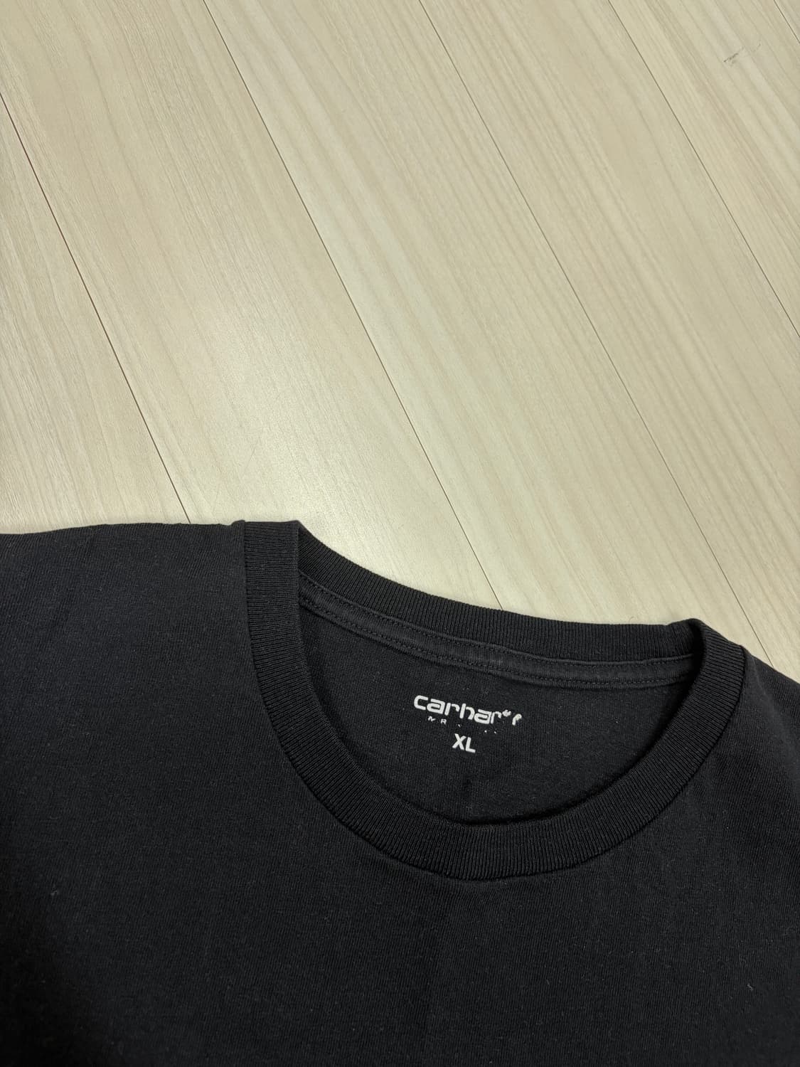 칼하트 wip 블랙 포켓 반팔티 xl 상품이미지3