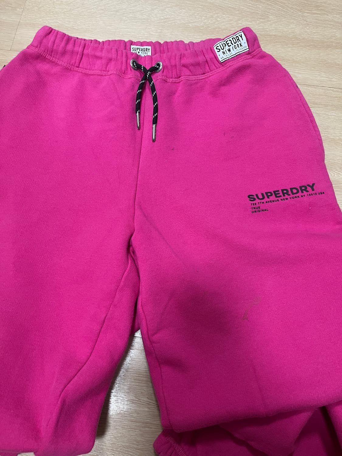 Super dry 핫핑크 조거 상품이미지3