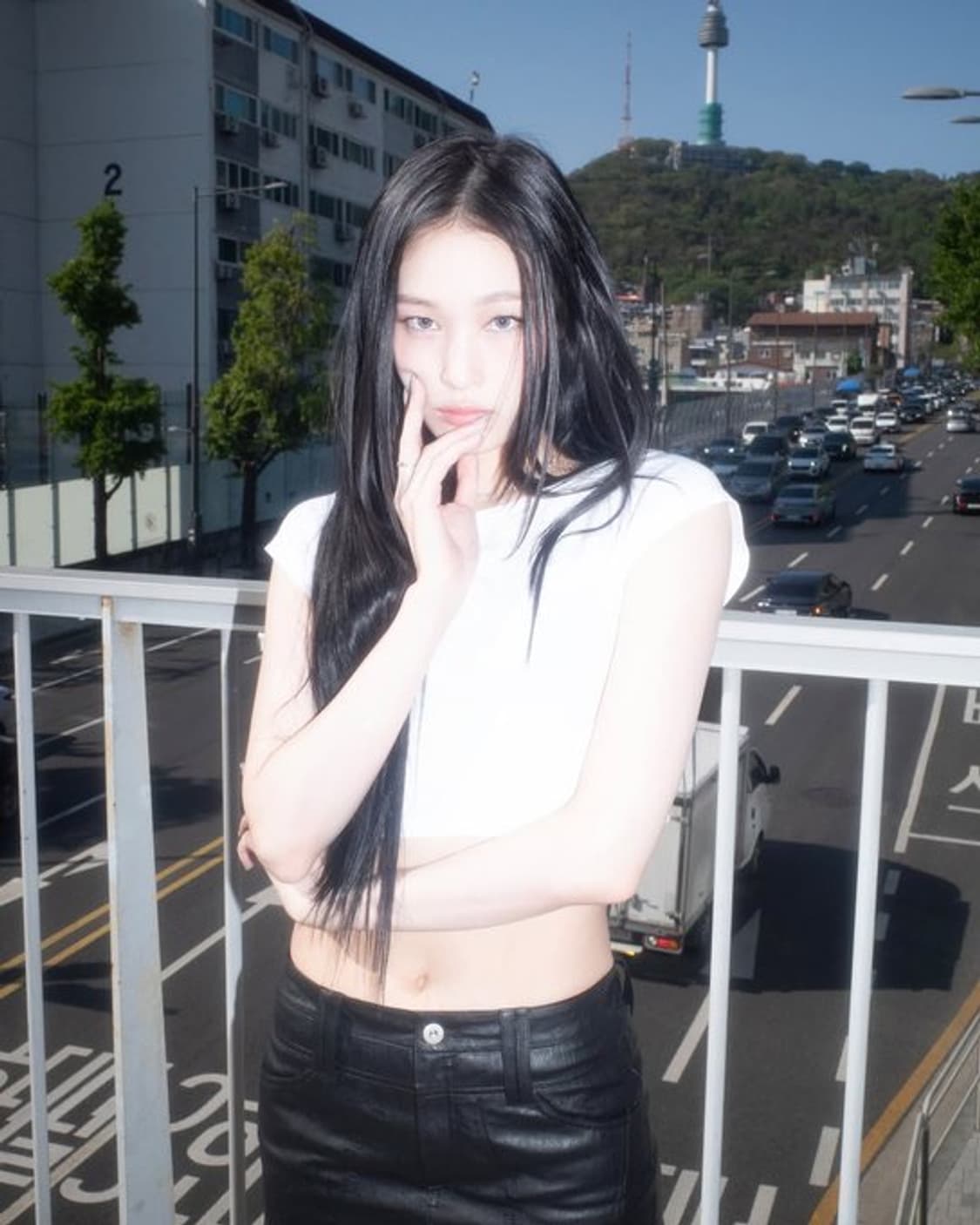 페인오어플레져 CIELO 미니스커트 베이지(올데프 애니착용) 상품이미지7