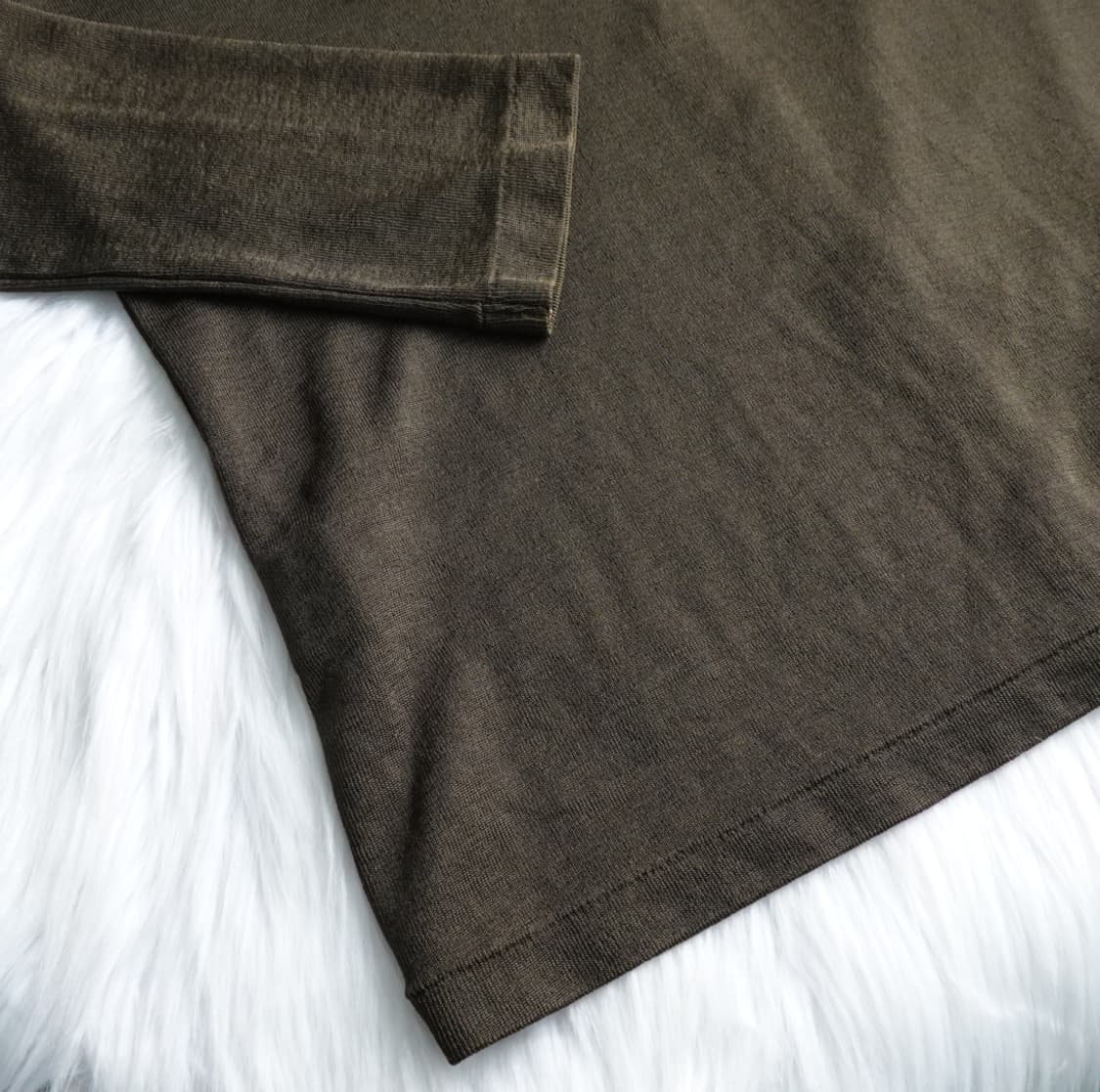 일본빈티지 INE 브라운 니트 가디건 슬림핏 1895 상품이미지8