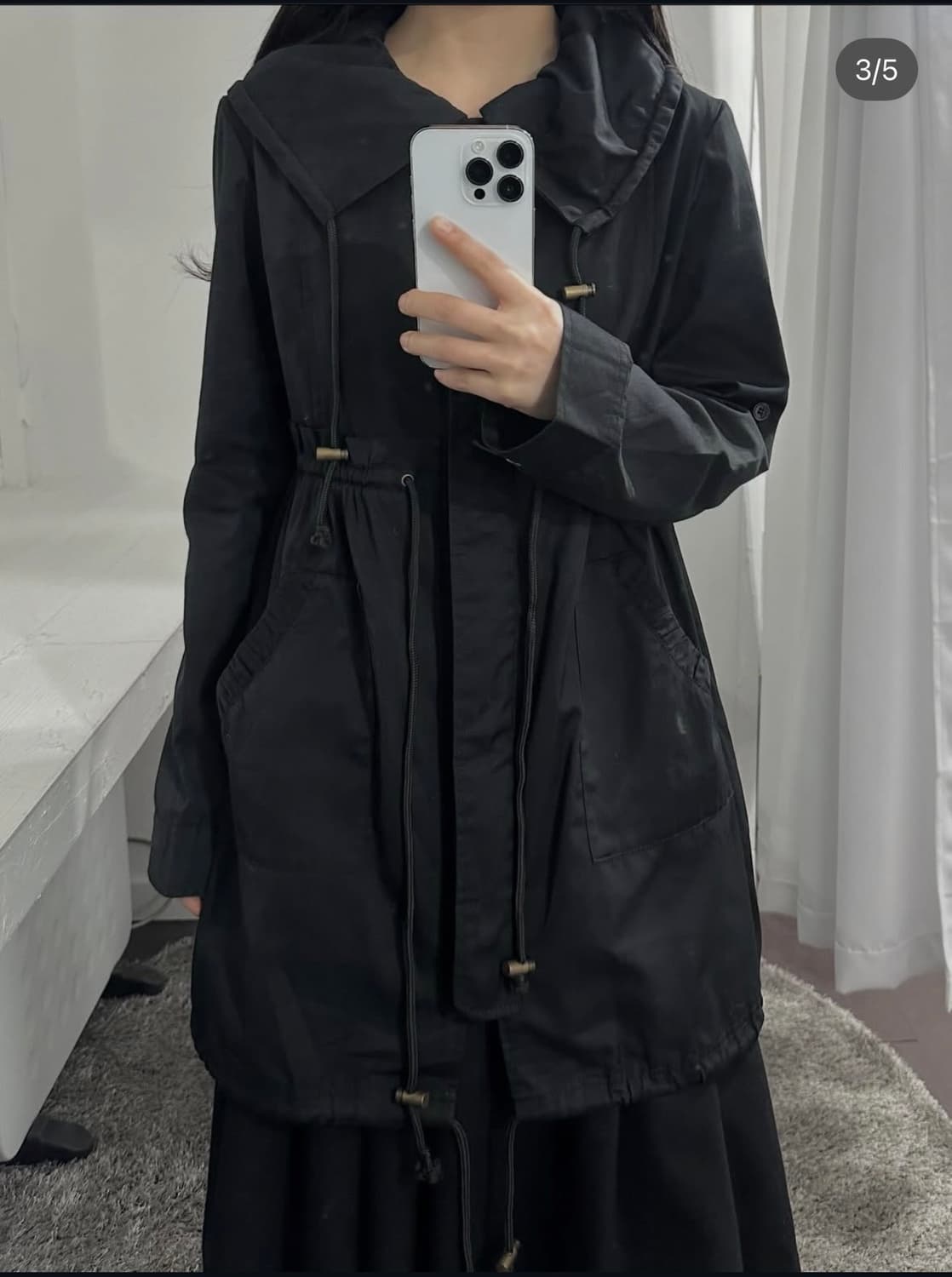 string detail twoway jacket 상품이미지4