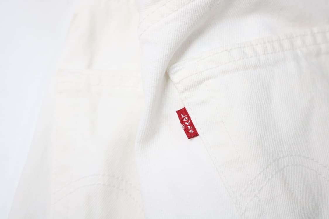 리바이스 빈티지 501 화이트 데님 팬츠 (W32 L32) 상품이미지8