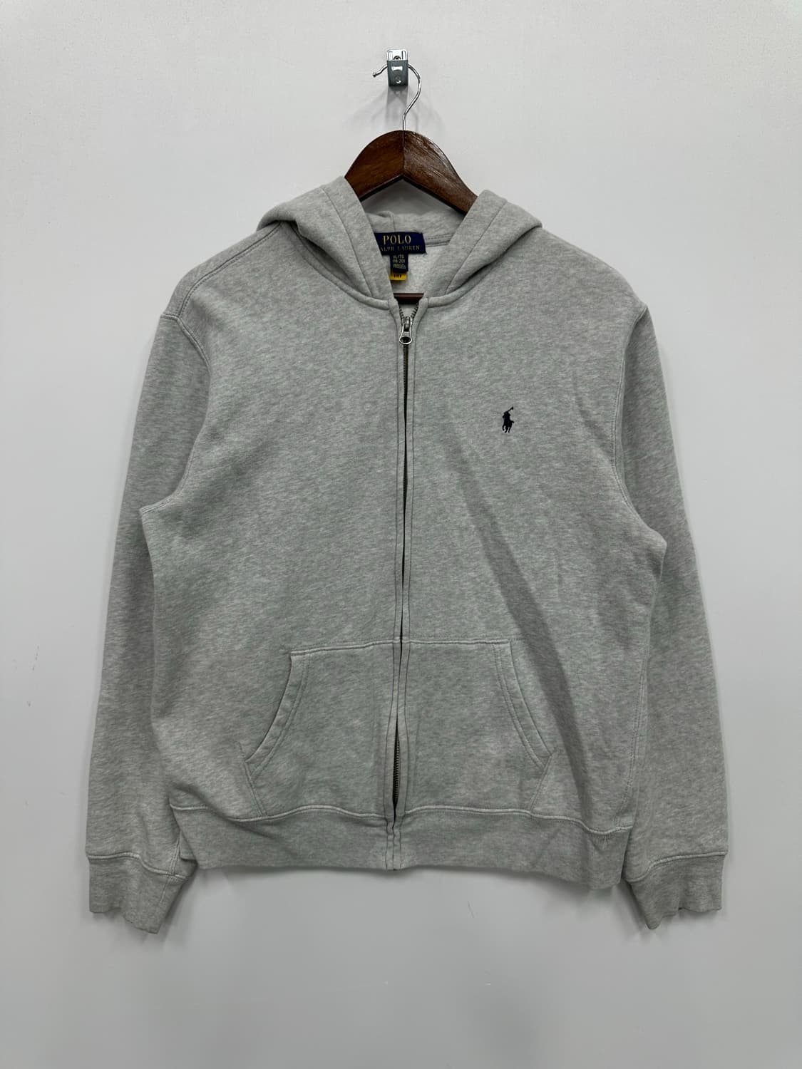 폴로 그레이 후드집업  상품이미지1