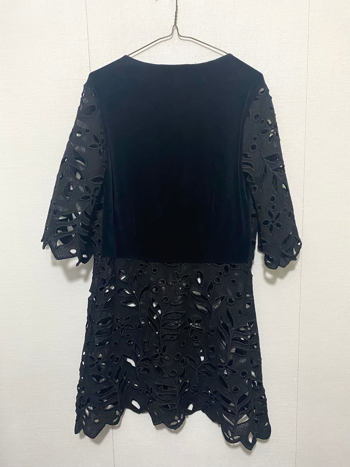 씨바이 끌로에 블랙 레이스 원피스 상품이미지8