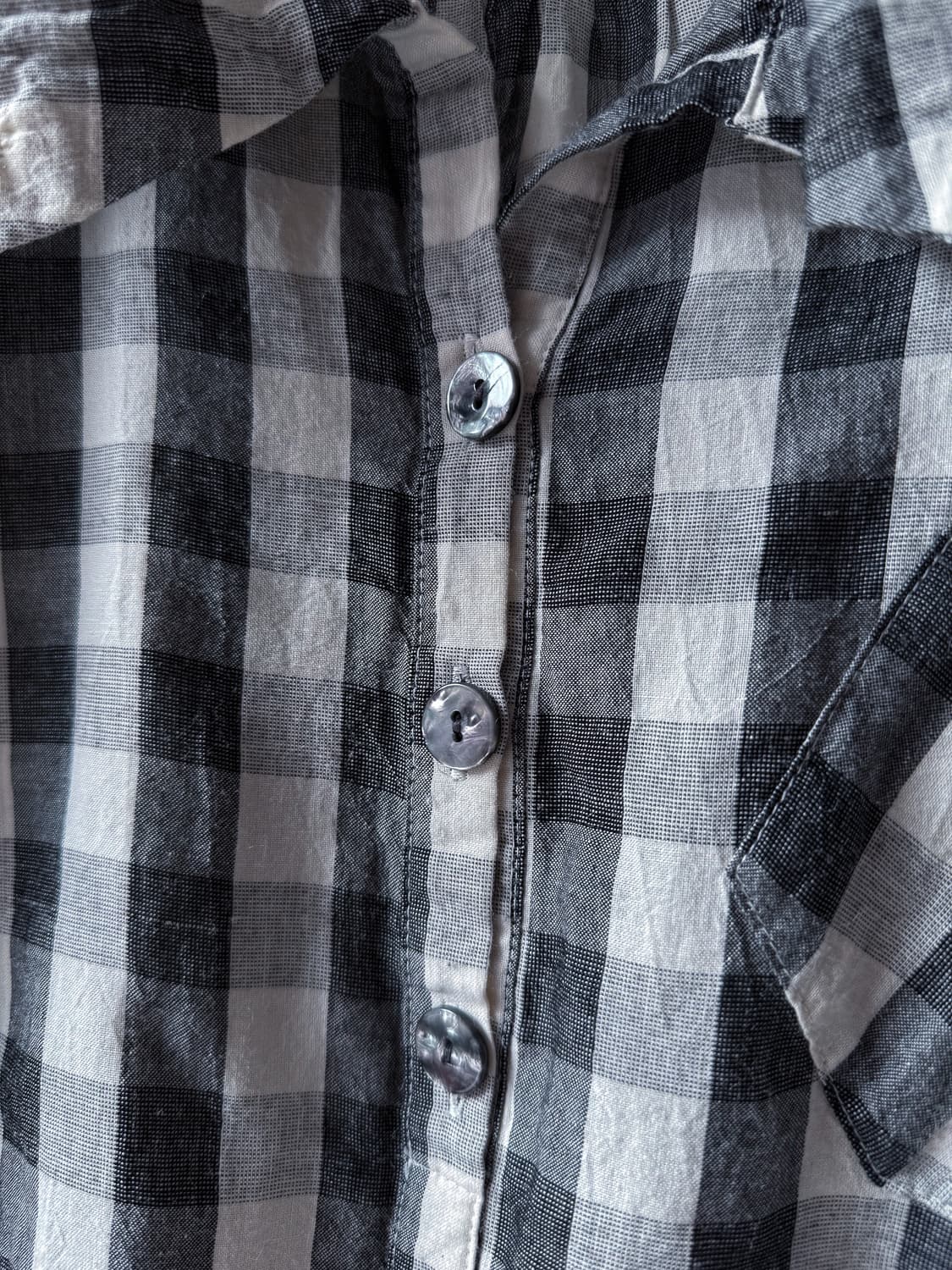 Big Collar Check Pumpkin Shirt 0361 상품이미지4