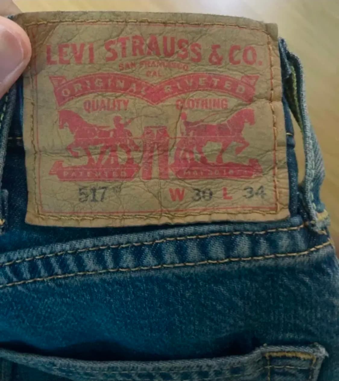 리바이스 517 녹워싱 상품이미지2