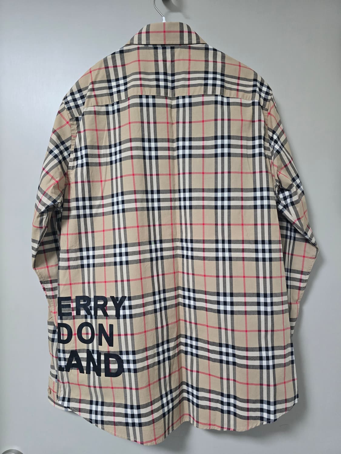 체크 포플린 셔츠 상품이미지1