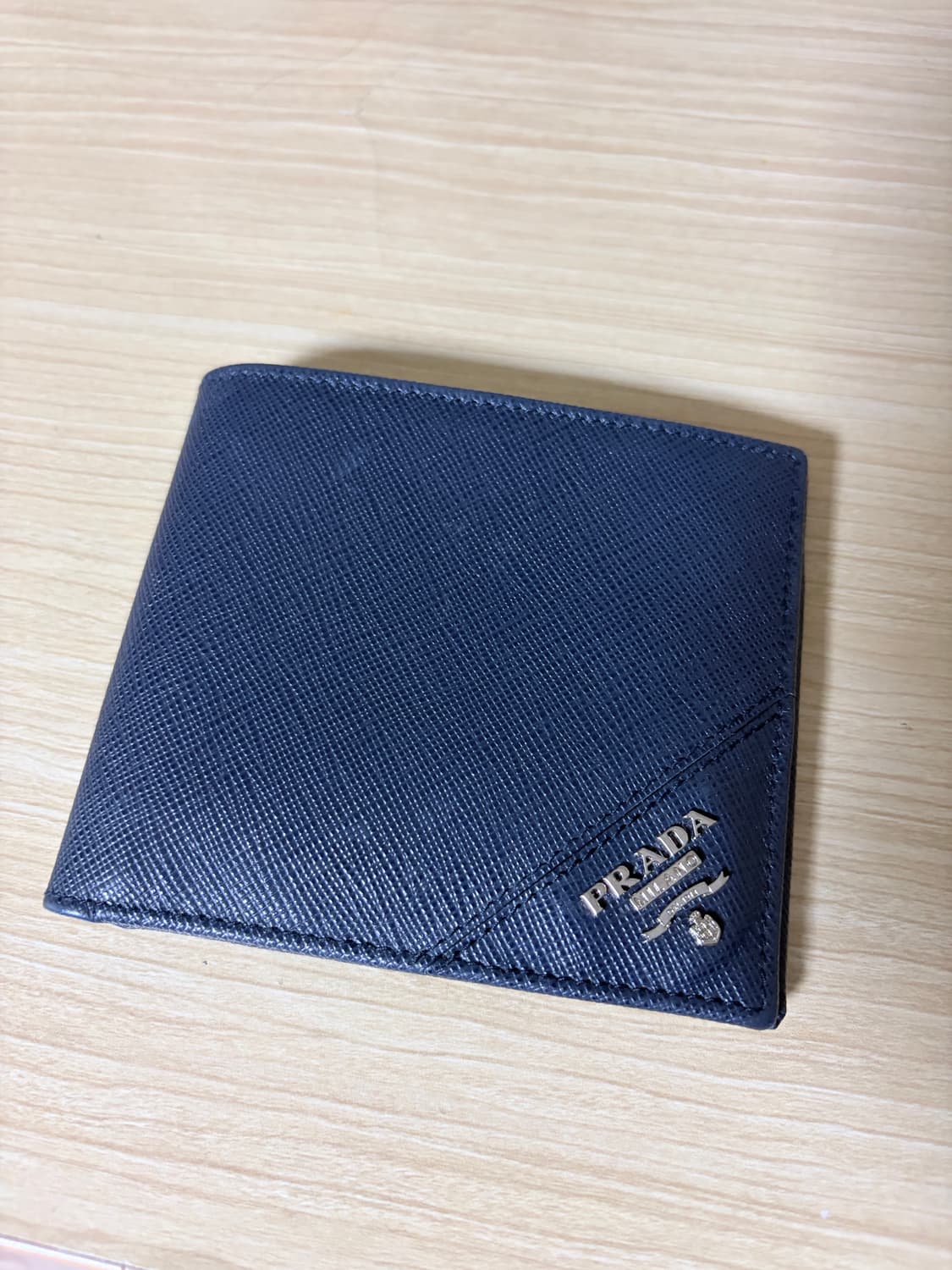 프라다 반지갑 네이비 상품이미지1