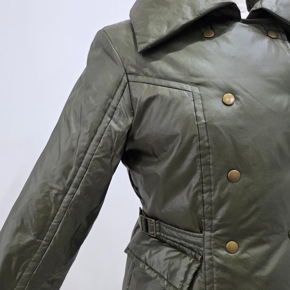 콤파니아 이탈리아니 카키 더블 버튼 패딩 상품이미지5