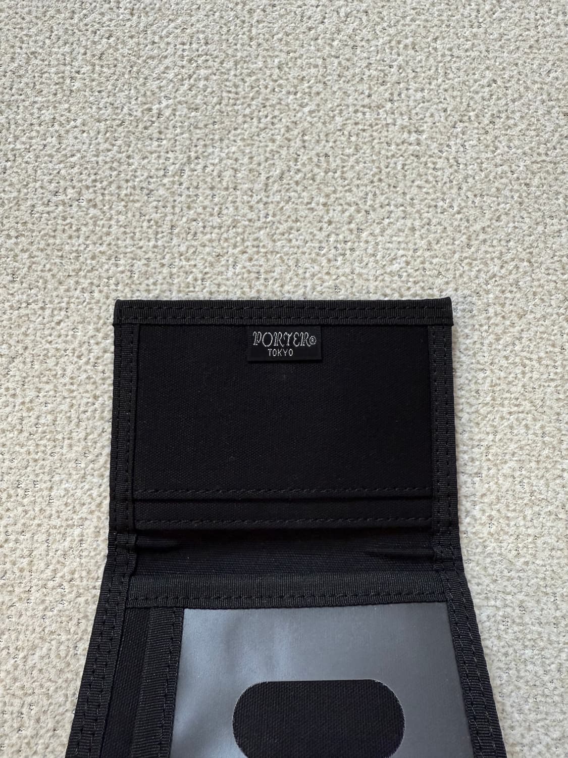 (미사용급) PORTER 포터 프리스타일 패스케이스 블랙 지갑 상품이미지4