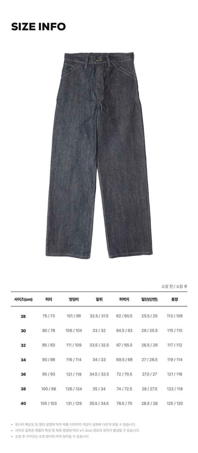 [밀리토라] lot. 811 데님 셋업 상품이미지3