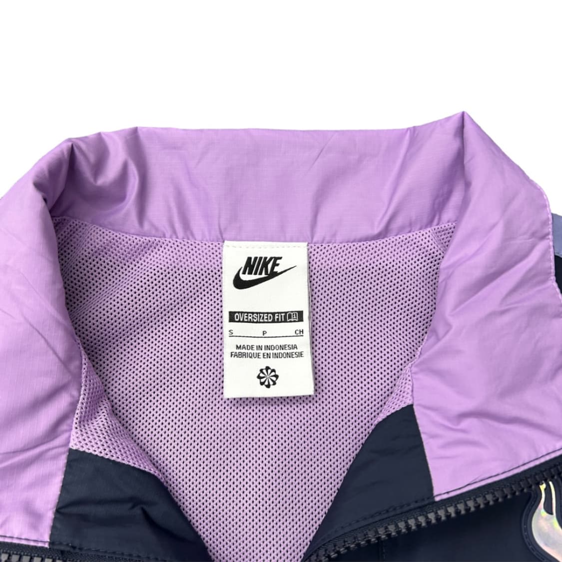 나이키 토트넘 퍼플 배색 네이비 바람막이 상품이미지3