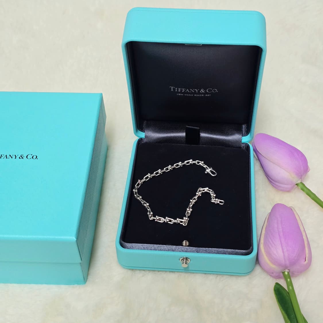 티파니하드웨어링크팔찌 마이크로s사이즈 정품 상품이미지6