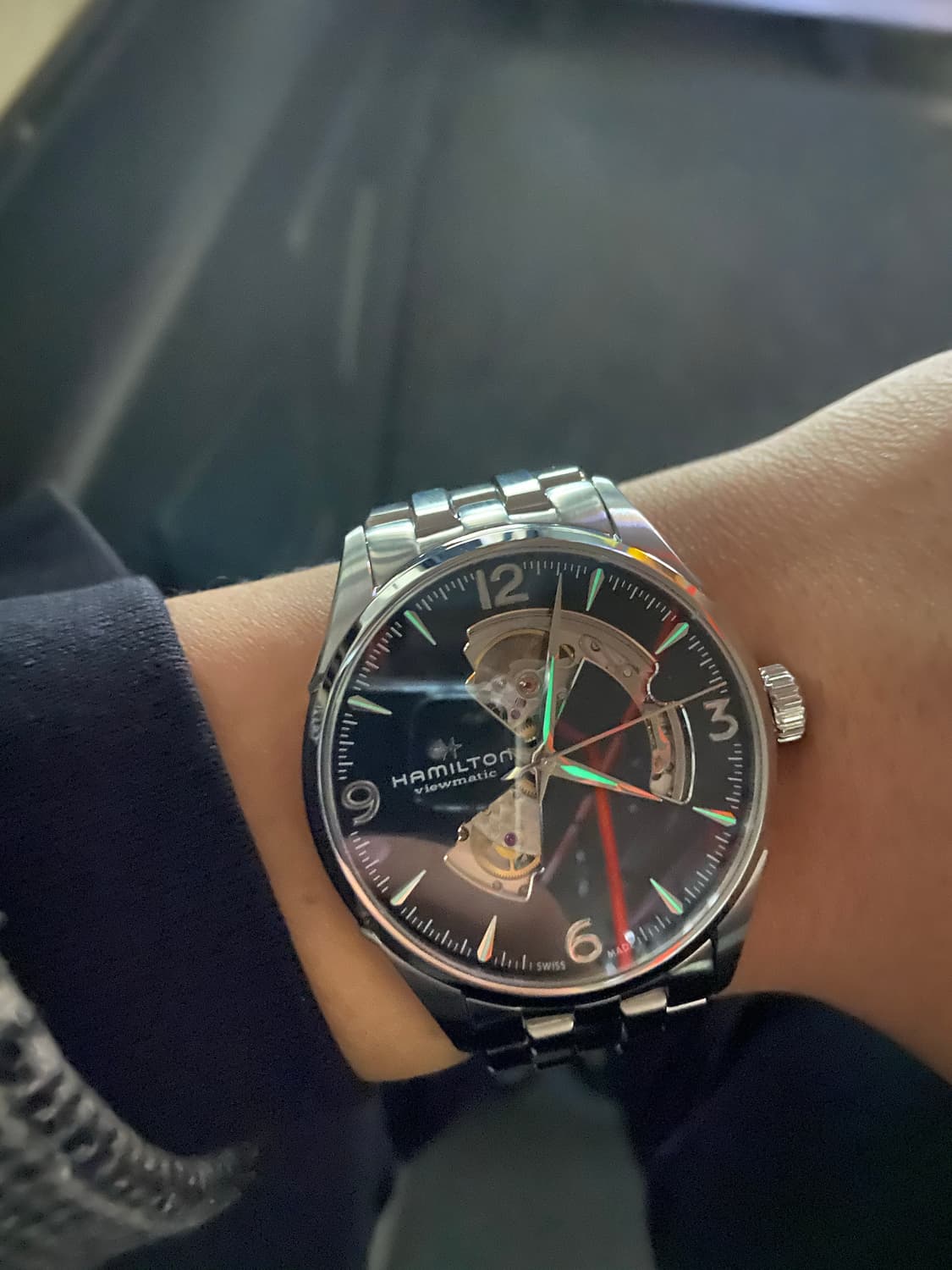 해밀턴 재즈마스트 오픈하트 42mm 상품이미지3