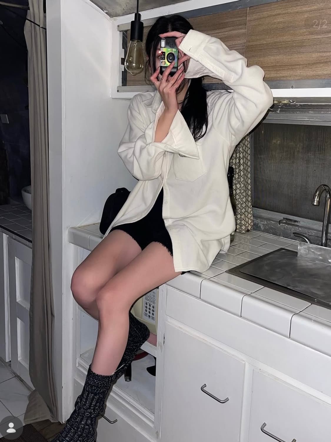 이투둘 셔츠 블랙 상품이미지1