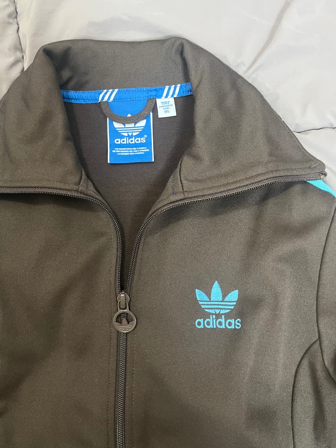 아디다스 민트초코 져지 트랙탑 브라운 95 상품이미지2