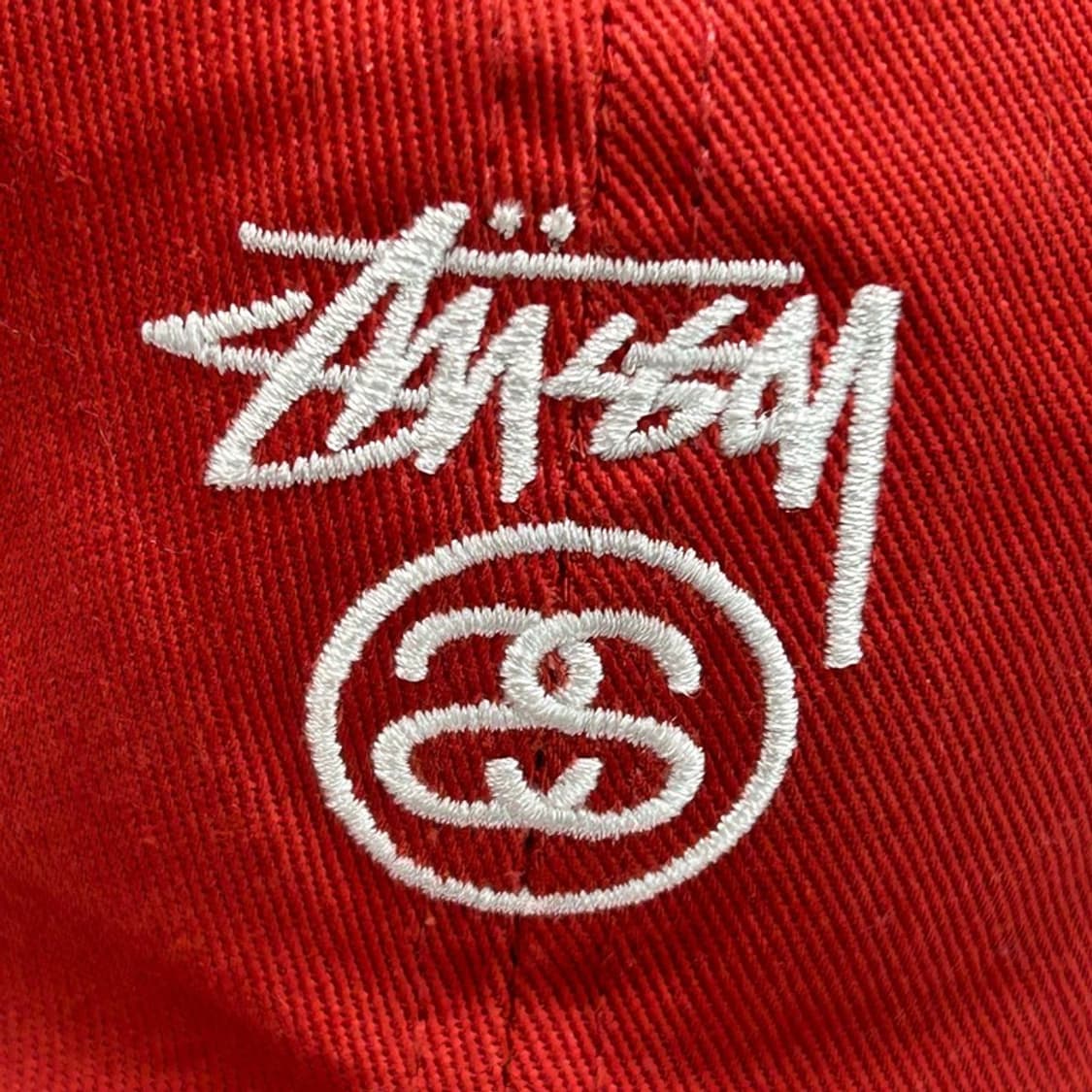 스투시 스탁 로우 프로 캡 레드 상품이미지4