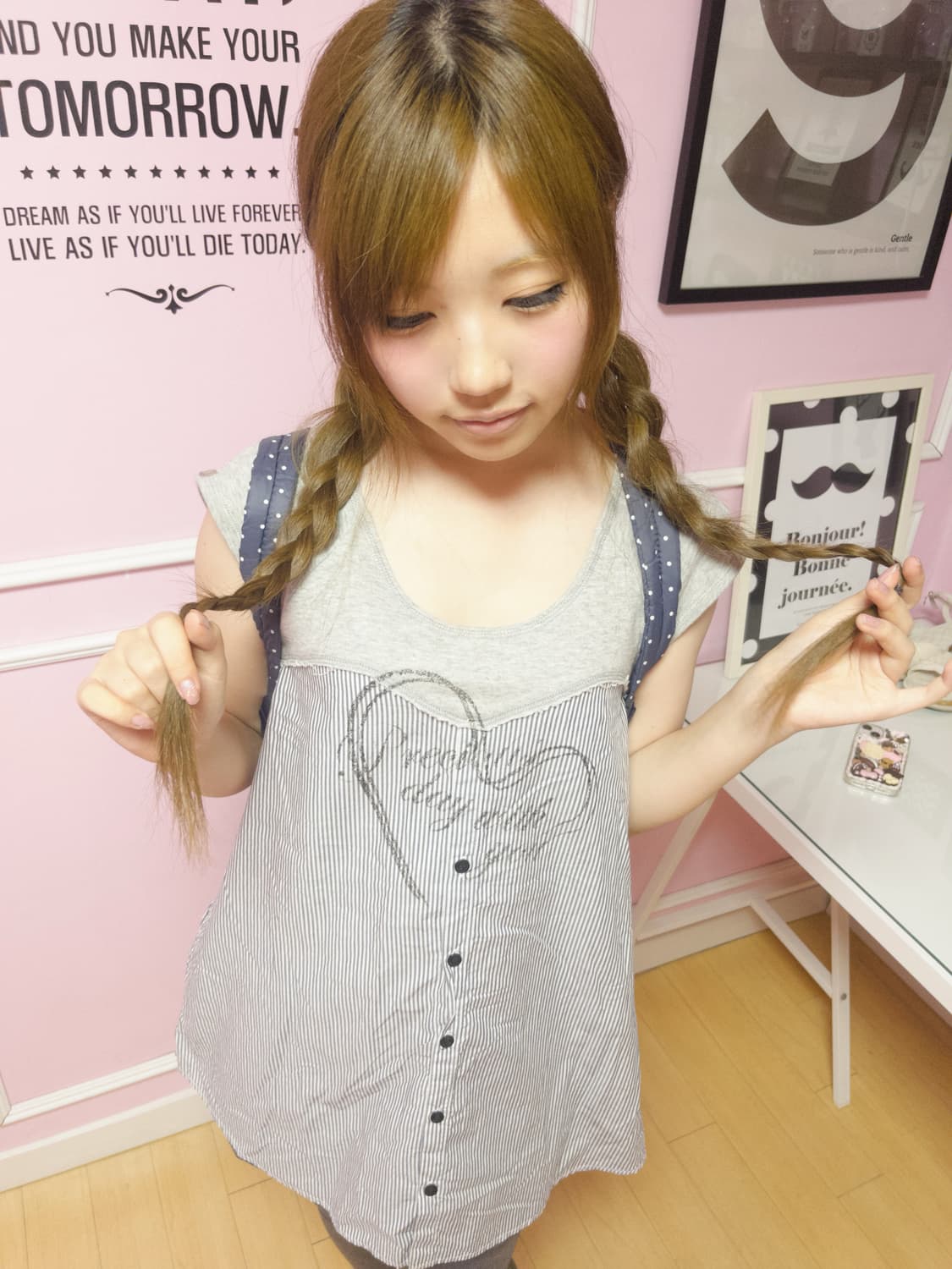 Vintage striped shirt dress  상품이미지1