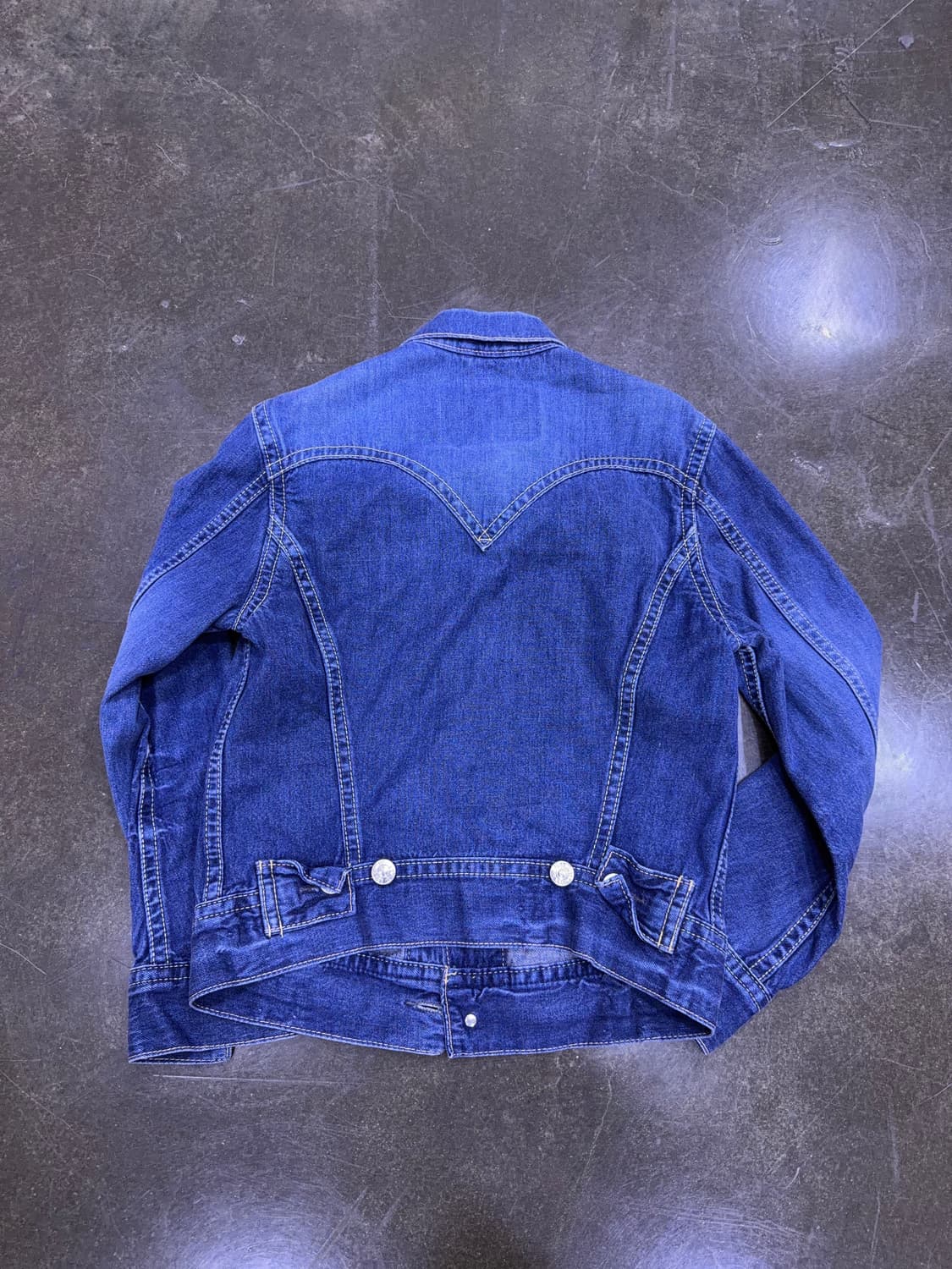 리바이스 아이코닉 타입원 빈티지 워싱 데님자켓 L 상품이미지2