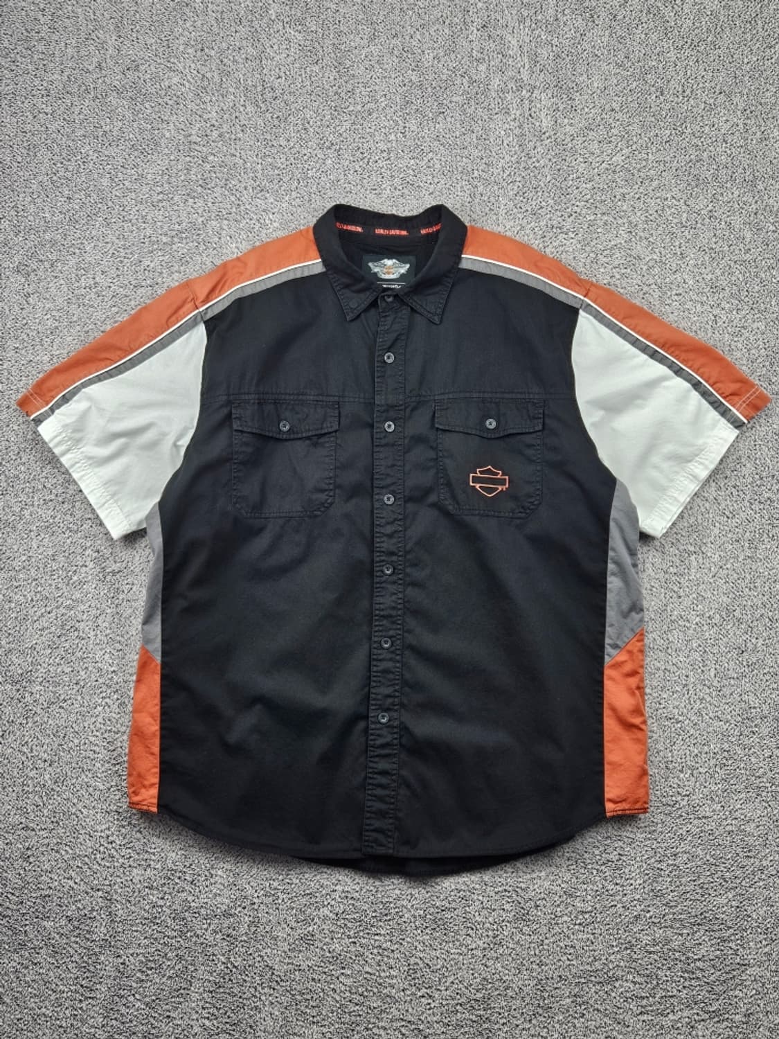 할리데이비슨 바이커 하프 반팔 셔츠 ( 2XL ) / 11819 상품이미지3