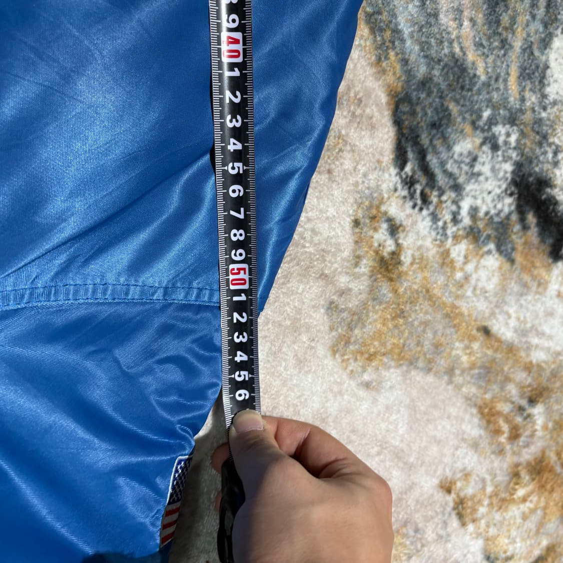 USA 빈티지 자수 바시티자켓 상품이미지9