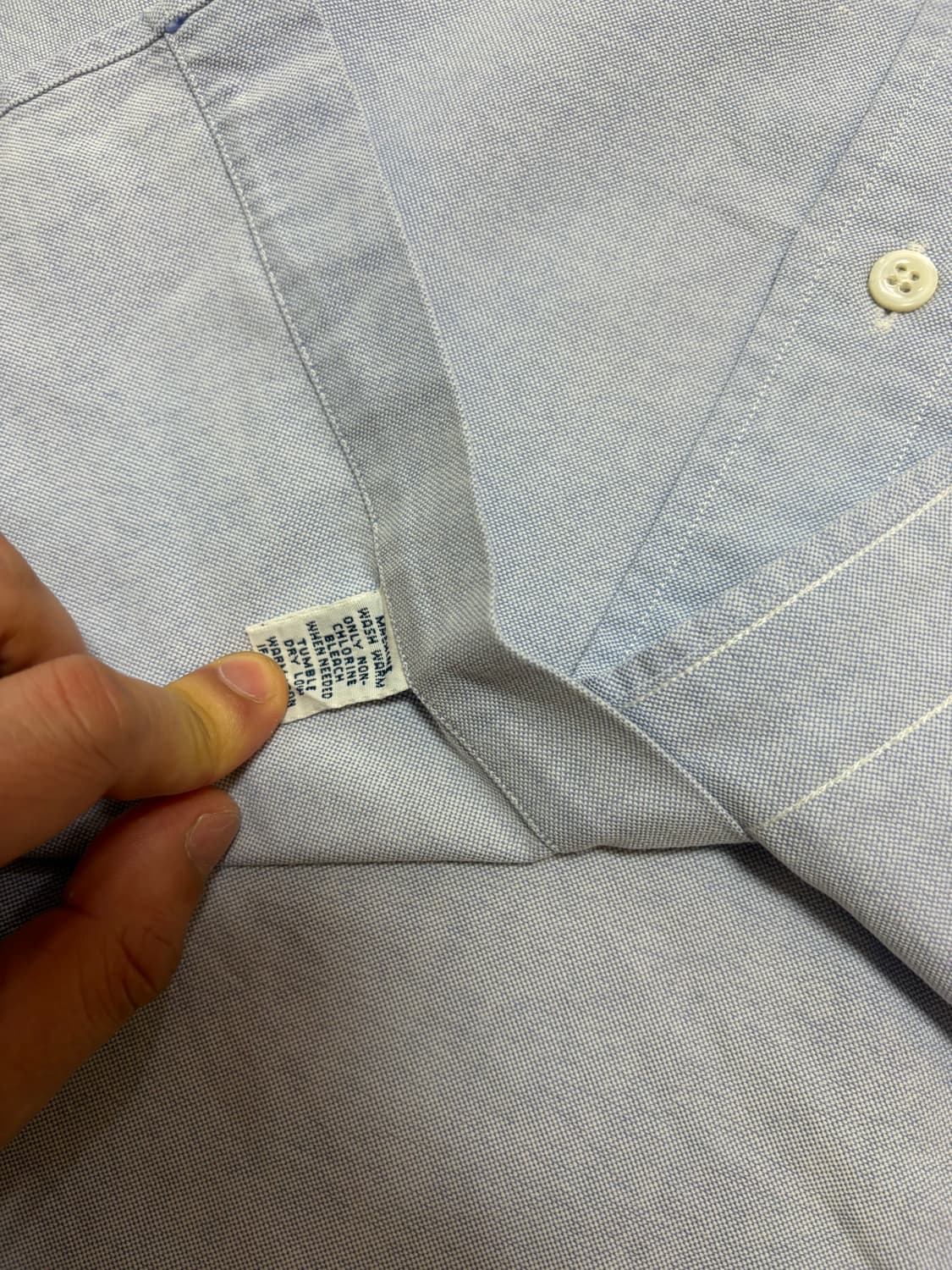 M) 폴로 랄프로렌 클래식핏 옥스포드 반팔셔츠 하늘색 상품이미지6